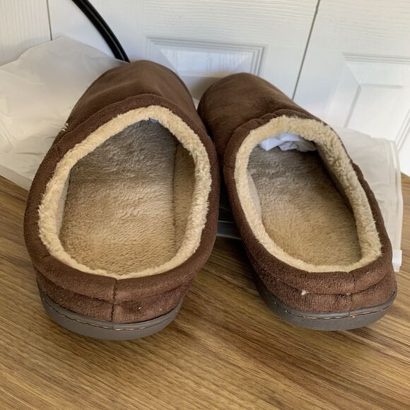 NewDenBer Men's Cozy Memory Foam Slippers Soft Slip on Indoor Outdoor Clog House - Picture 11 of 15